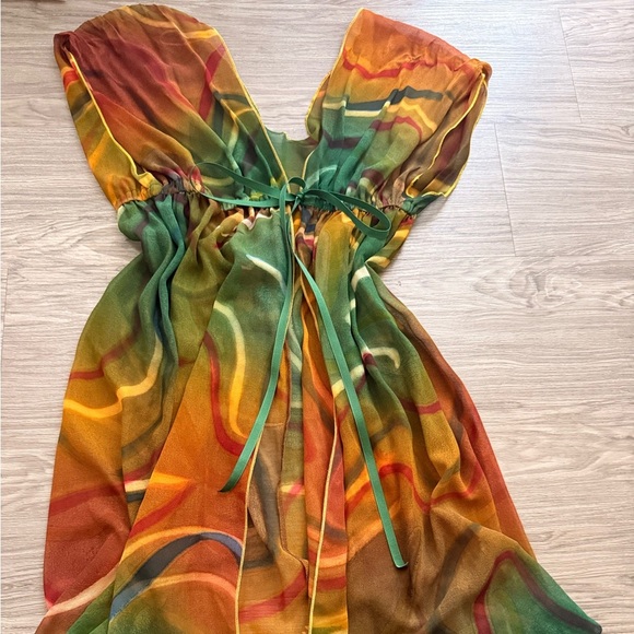 Dresses & Skirts - Multicolor Chiffon Maxi bikini cover
